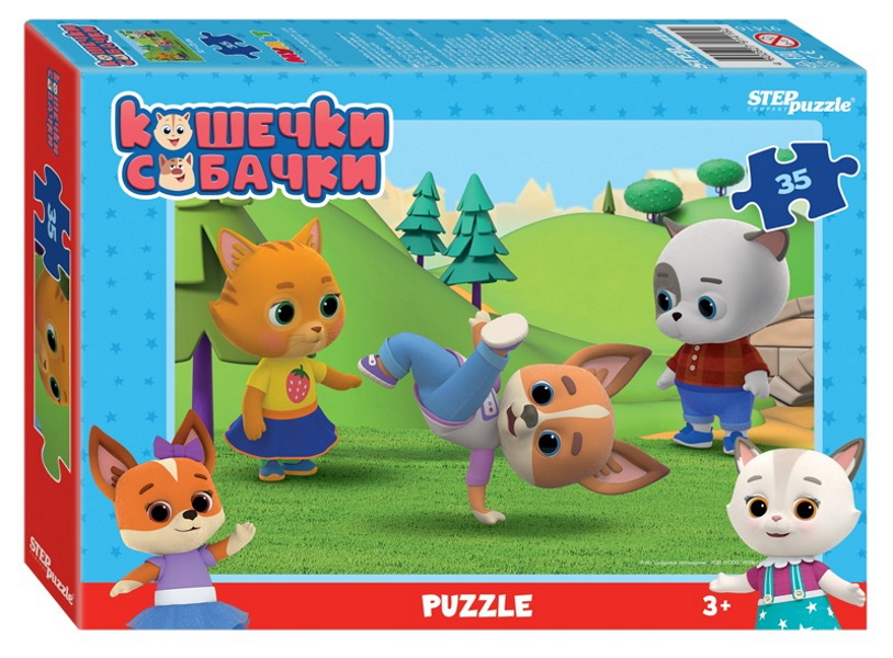 

Пазл Кошечки и собачки, 35 элементов Step Puzzle 91416, 91416