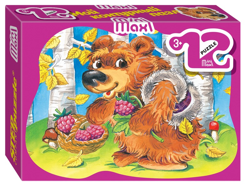

Пазл Медвежонок, 12 элементов Step Puzzle 87002, 87002