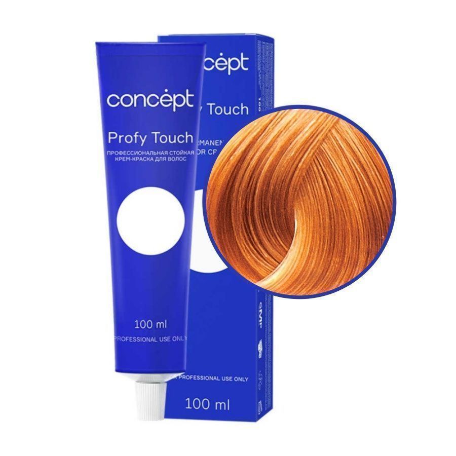 Крем-краситель для волос Concept Profy Touch 10.43 очень светлый персиковый блондин 100 мл