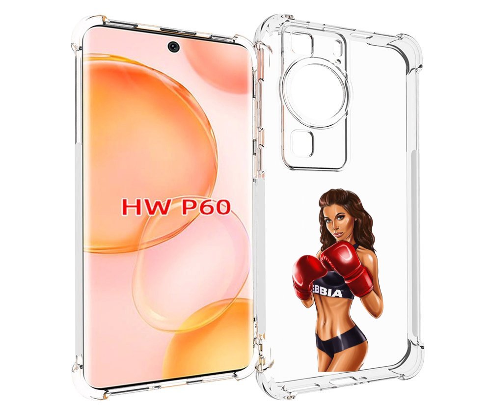 

Чехол MyPads девушка-в-боксерских-перчатках женский для Huawei P60, Tocco
