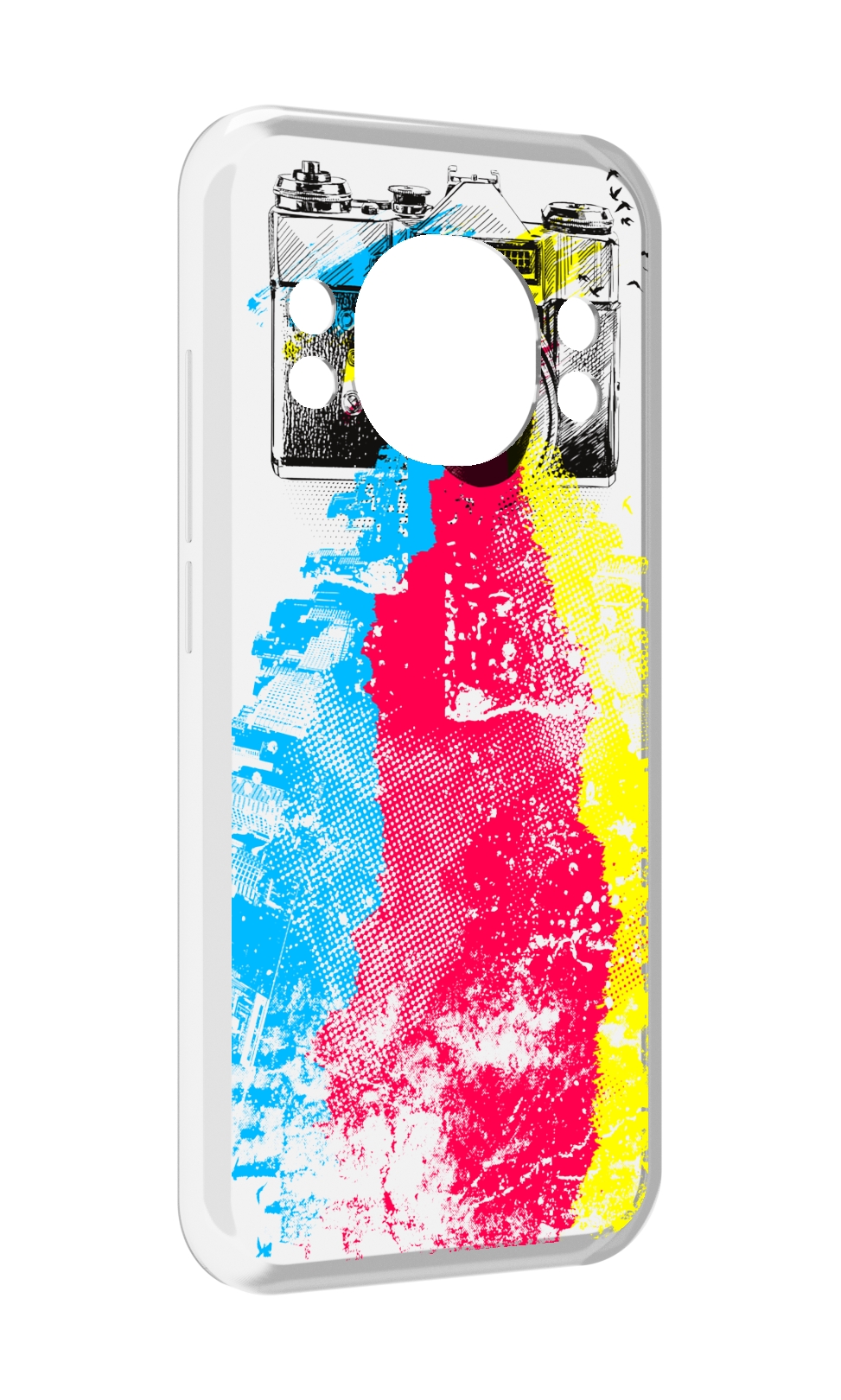 

Чехол MyPads цветной фотоаппарат для Doogee S98 / S98 Pro, Прозрачный, Tocco