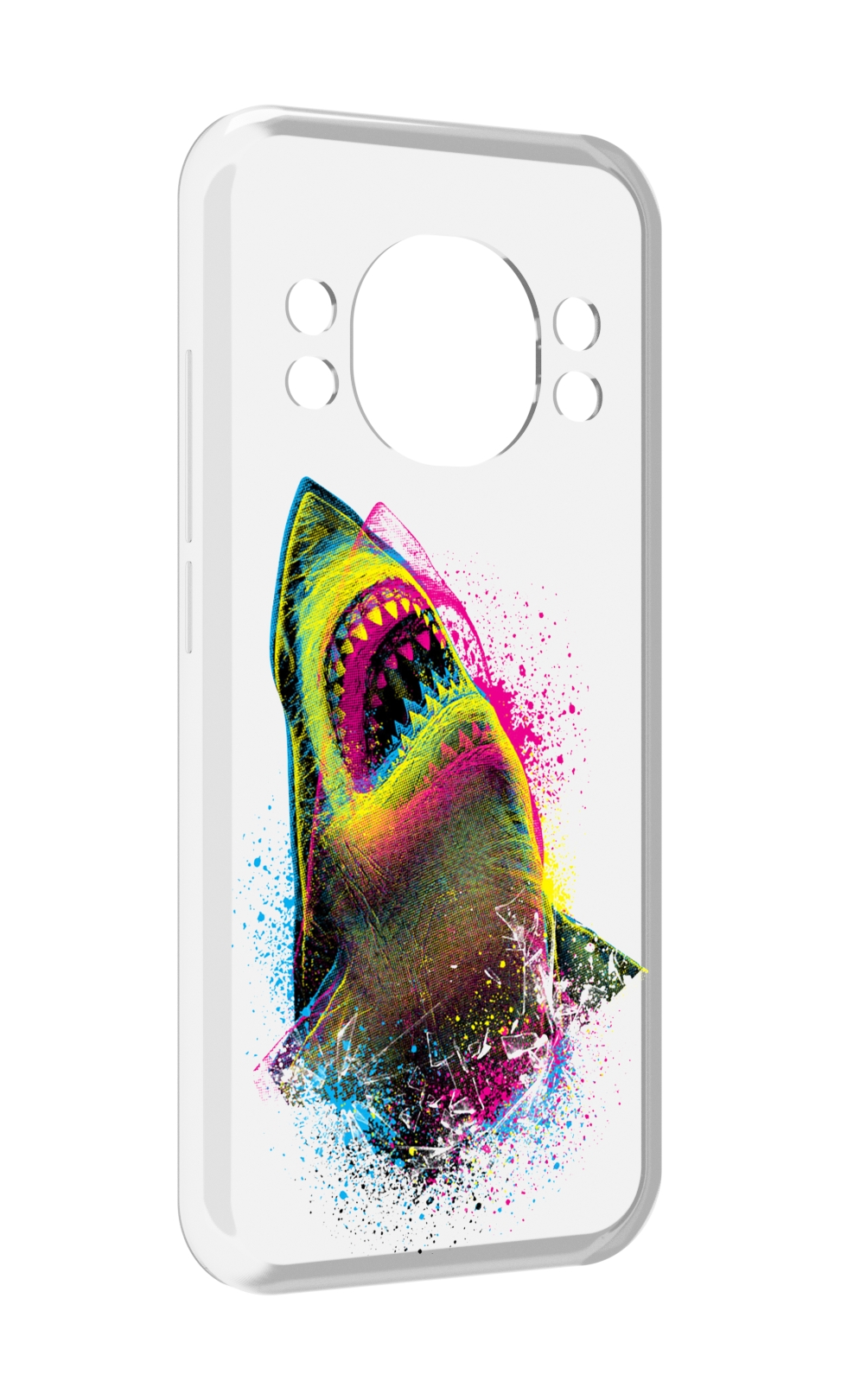 

Чехол MyPads челюсти-2 для Doogee S98 / S98 Pro, Прозрачный, Tocco