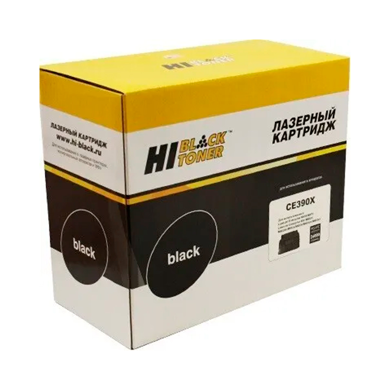 

Картридж для лазерного принтера Hi-Black (HB-CE390X) черный, совместимый