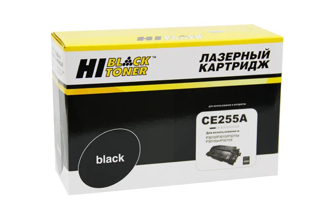 

Картридж Hi-Black CE255A для HP LJ P3015, 6000 тыс.стр., Черный