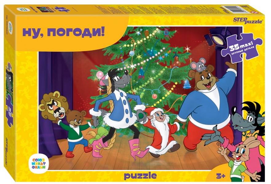 Пазл-maxi Ну, погоди!, 35 элементов Step Puzzle 91311