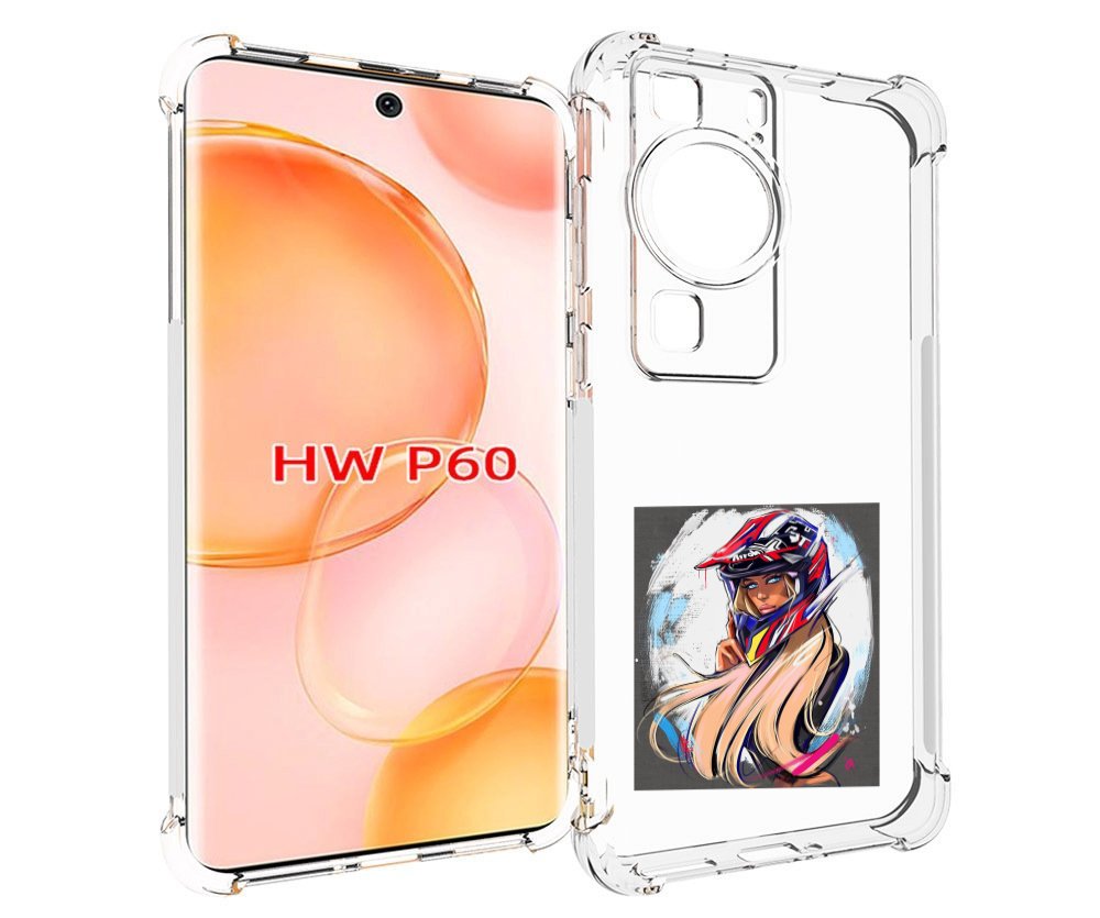 

Чехол MyPads девушка-в-шлеме для Huawei P60, Tocco