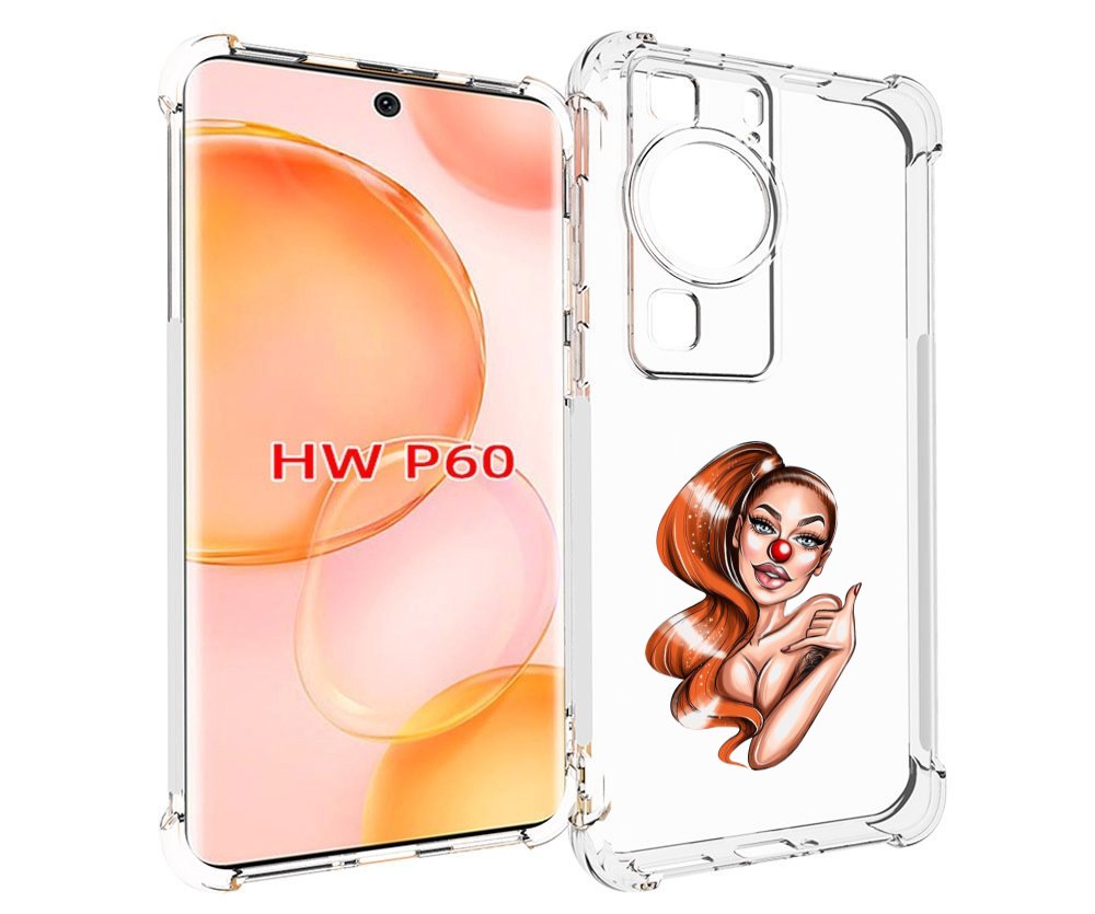 

Чехол MyPads девушка-клоун для Huawei P60, Tocco