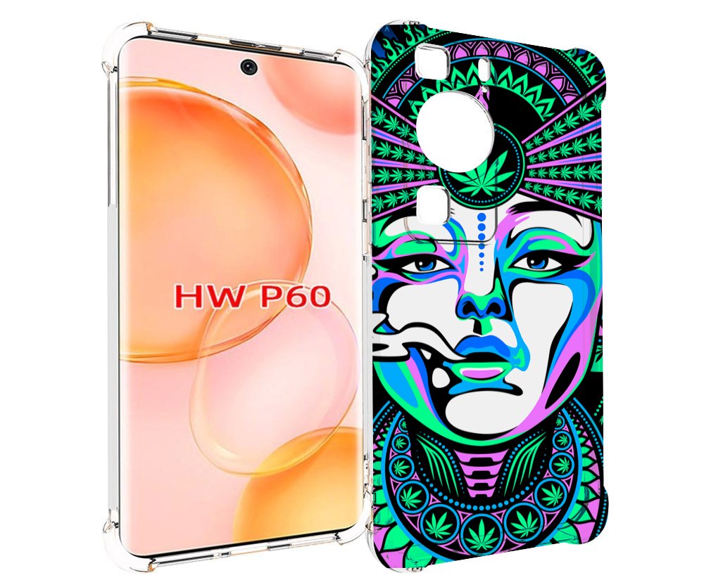 

Чехол MyPads девушка-любит-траву-абстракция для Huawei P60, Tocco