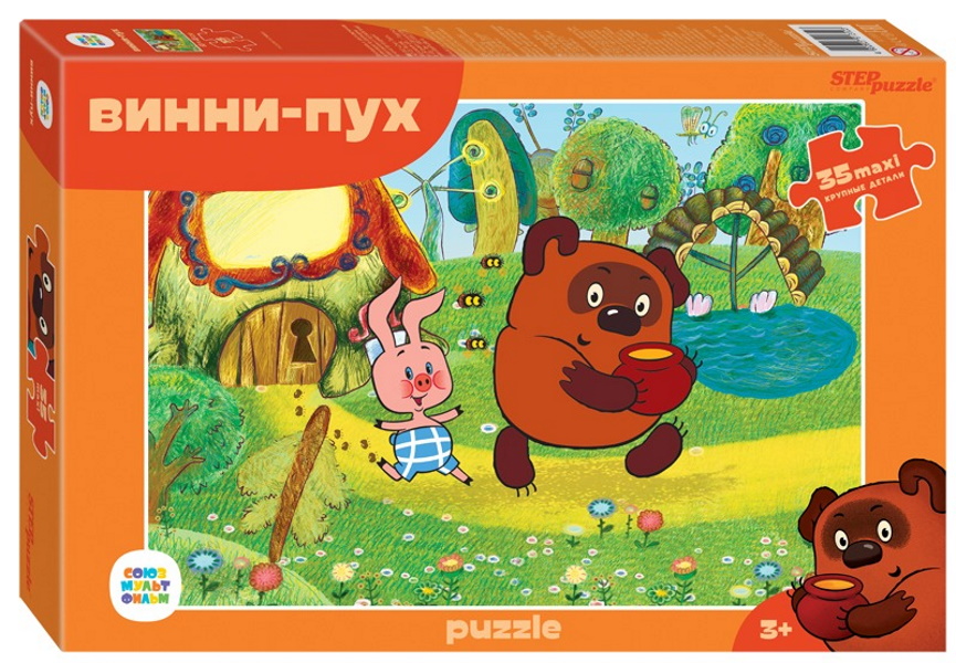 Пазлы maxi Винни Пух, 35 деталей Step Puzzle 91310