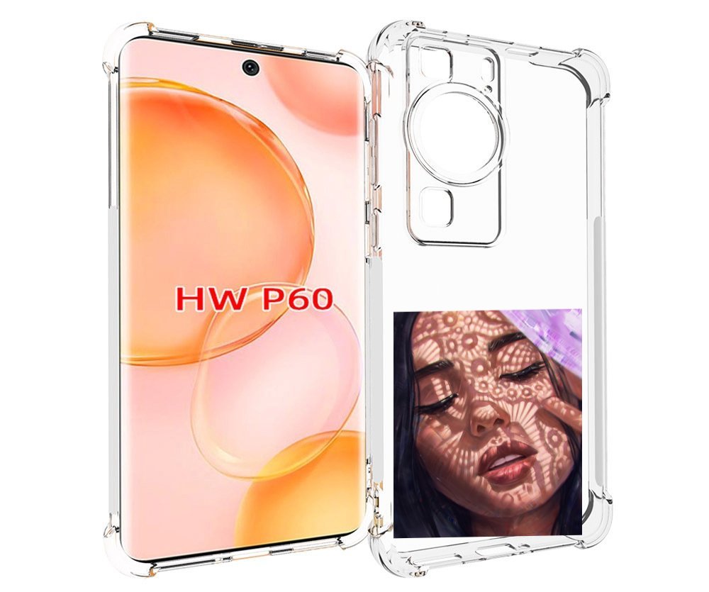

Чехол MyPads девушка-под-кружевами женский для Huawei P60, Tocco