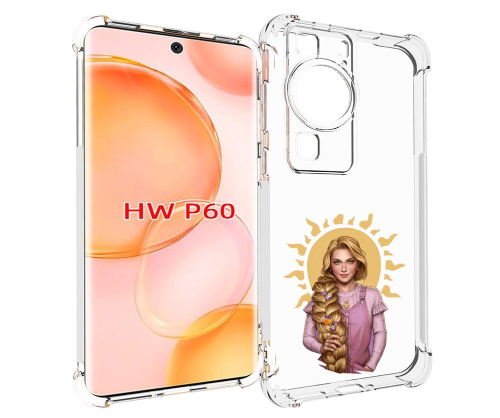 

Чехол MyPads девушка-с-большой-косой для Huawei P60, Tocco