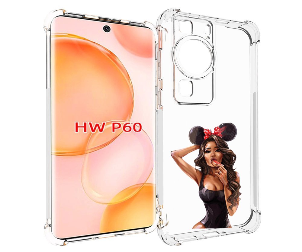 

Чехол MyPads девушка-с-грейпфрутом женский для Huawei P60, Tocco