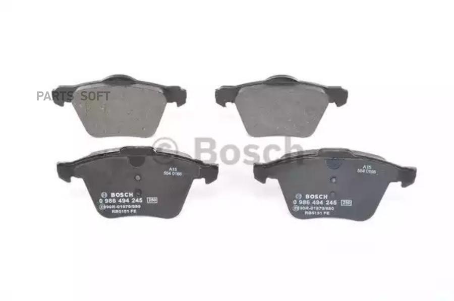 

Колодки торм.пер. Ford Galaxy, S-Max, Mondeo IV 03/06 -> BOSCH