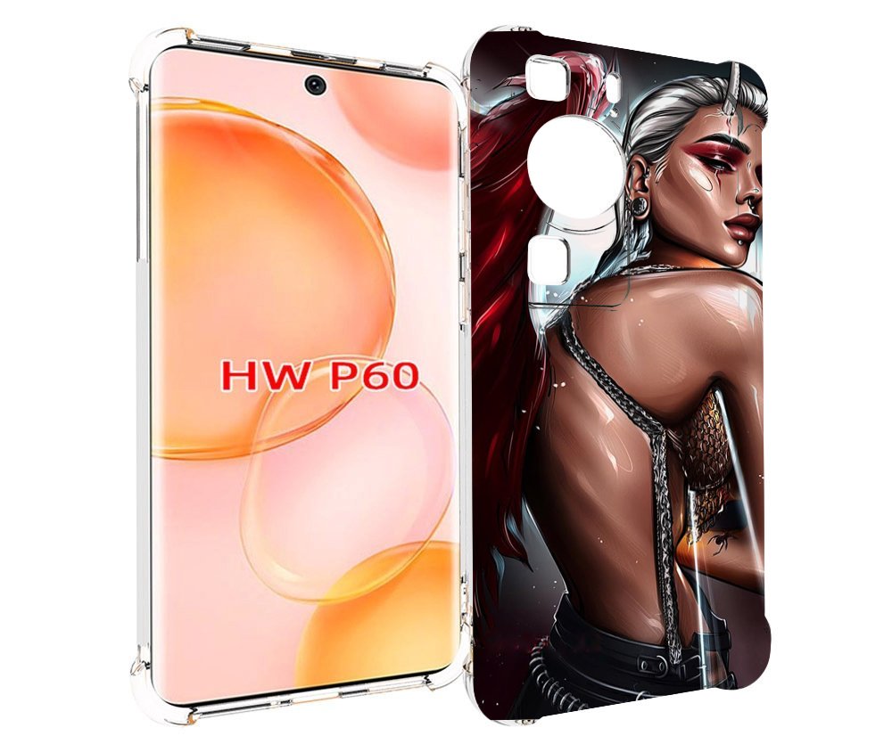 

Чехол MyPads девушка-с-крыльями женский для Huawei P60, Tocco