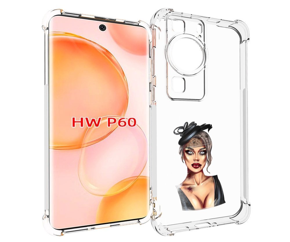 

Чехол MyPads девушка-с-линзами для Huawei P60, Tocco