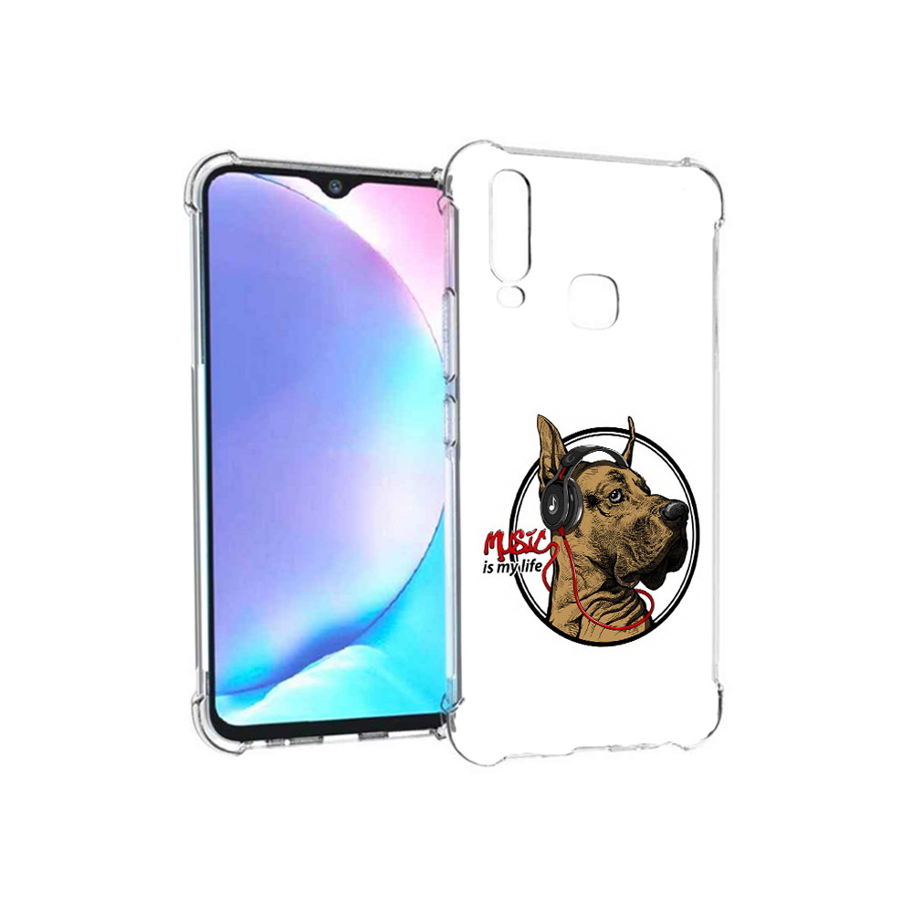 

Чехол MyPads Tocco для Vivo Y17 музыкальная собака (PT136369.382.490), Tocco