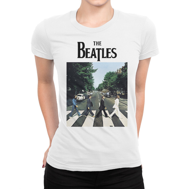 

Футболка женская Dream Shirts The Beatles - Abbey Road 999557111 белая 3XL, The Beatles - Abbey Road 999557111