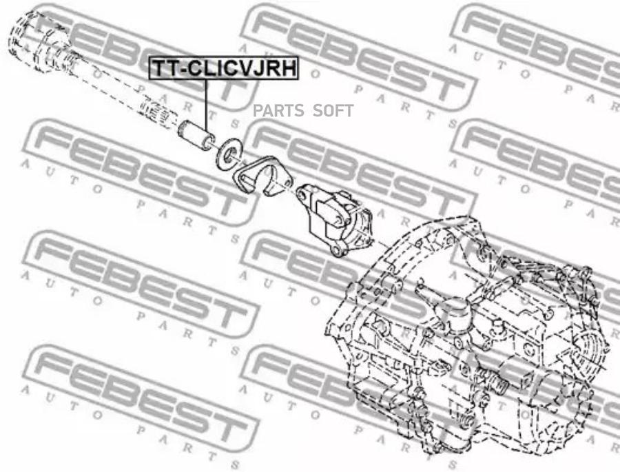 

Tt-clicvjrh_втулка внутреннего шруса 705mm abs renault megane 1.6 16v/1.9dci 99>