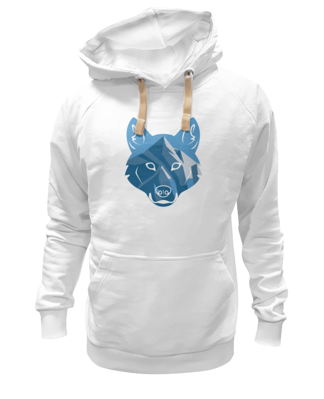 

Худи унисекс Printio Волк (wolf) белое 2XL, Белый, Волк (wolf)