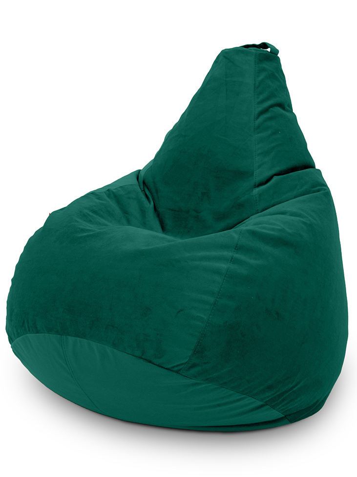 фото Кресло-мешок puff spb boss velutto emerald/p5340, зеленый