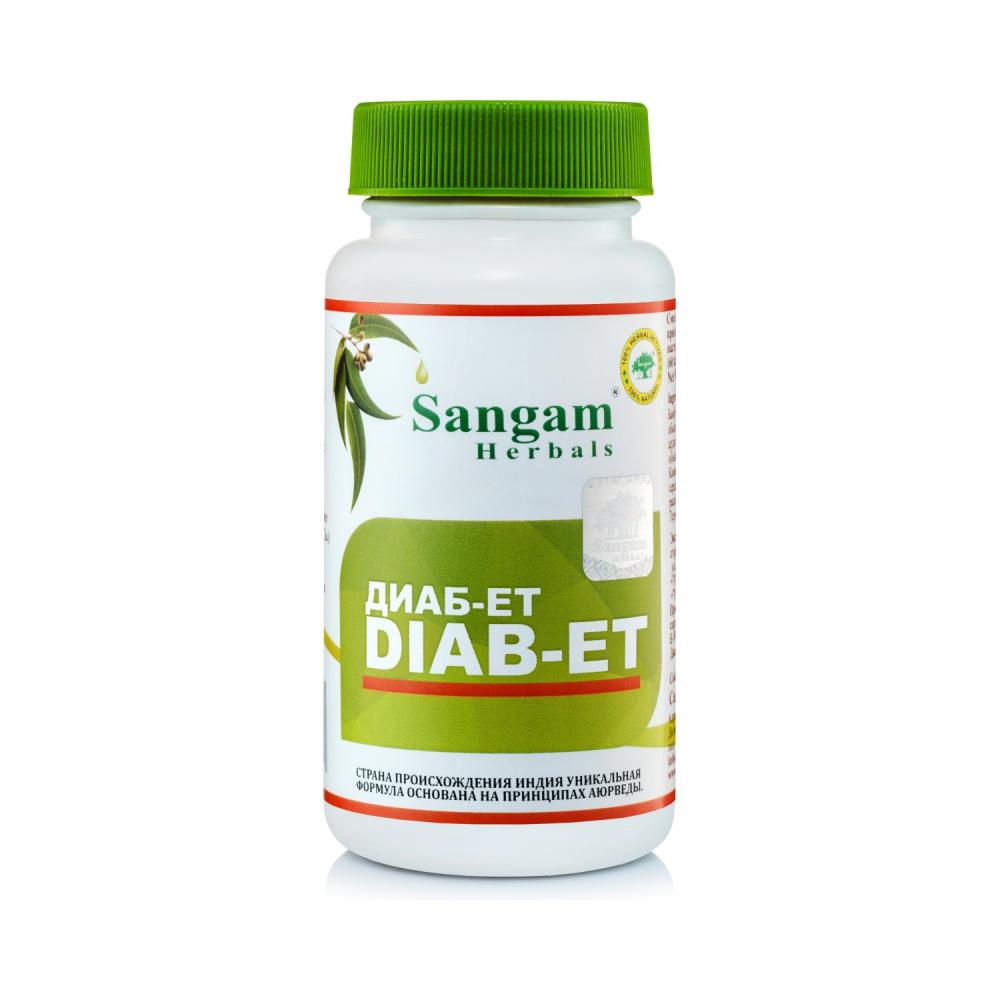 

Диаб-Ет чурна Sangam Herbals таблетки 60 шт. по 750 мг, 45 г