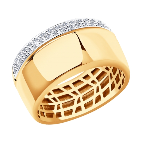 

Кольцо из желтого золота с бриллиантом р. 19 Yahont 231622, 231622