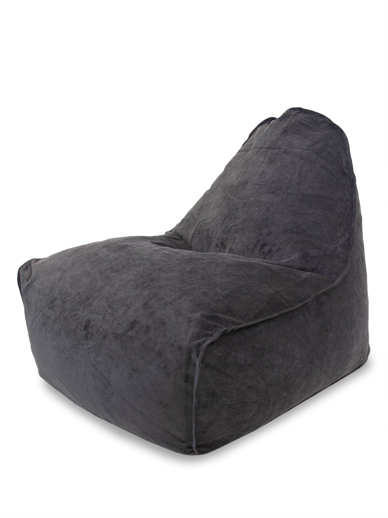 фото Кресло-мешок puff spb comfort velvet graphite/p5411, темно-серый