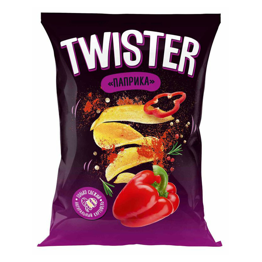 фото Чипсы twister картофельные со вкусом паприки 150 г