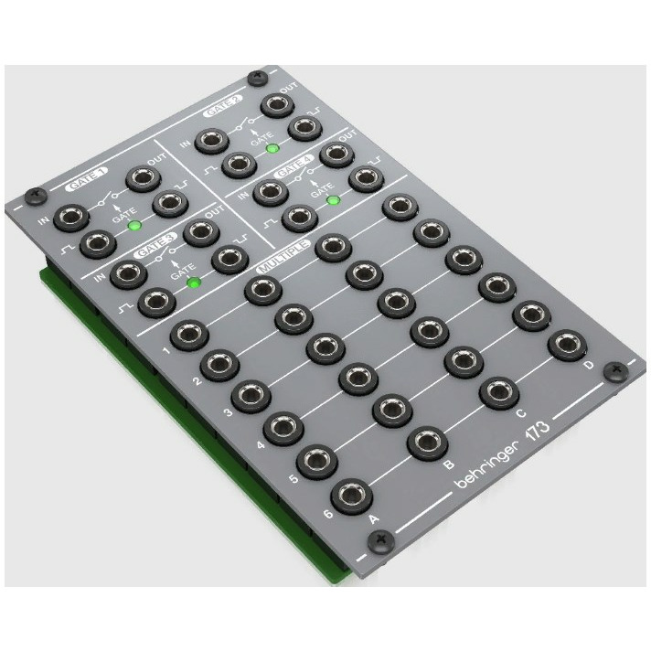 

Модульный синтезатор Behringer 173 QUAD GATE/MULTIPLES, 173 QUAD GATE/MULTIPLES
