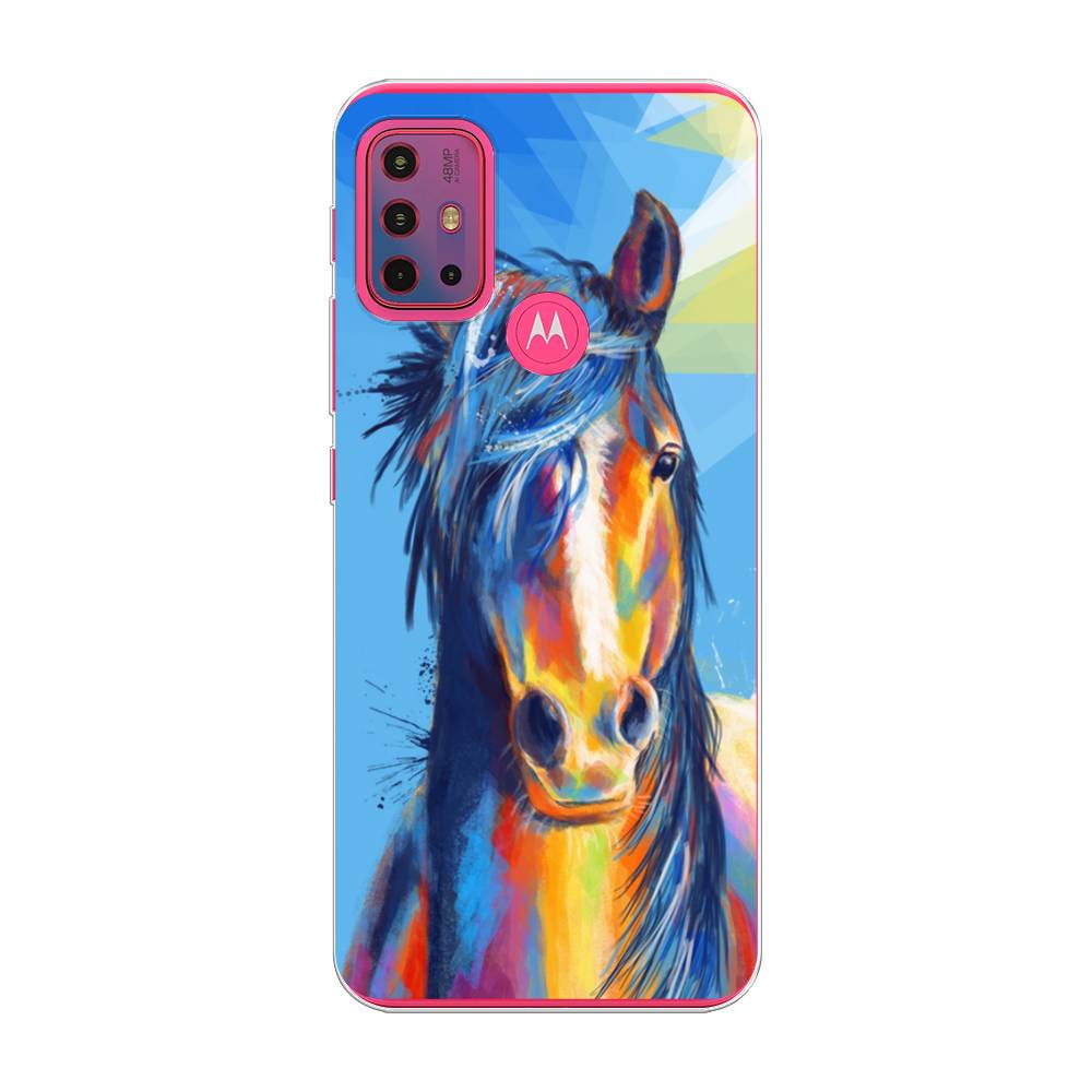 

Чехол на Lenovo K13 Note "Лошадь арт 3", Голубой;желтый;синий, 242250-1