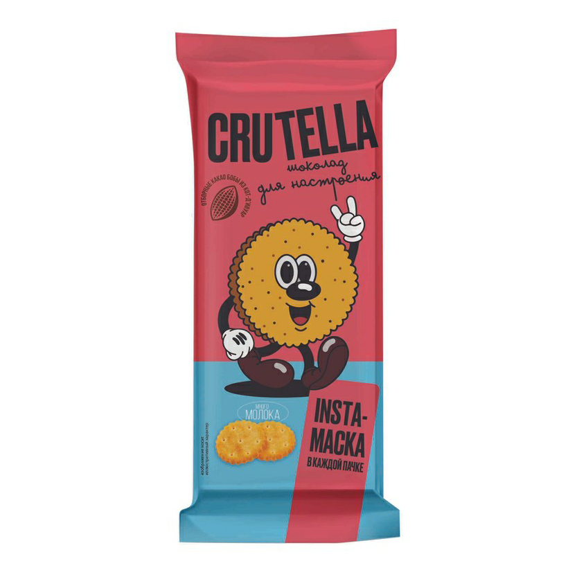 

Шоколад молочный Crutella с кусочками крекера 85 г