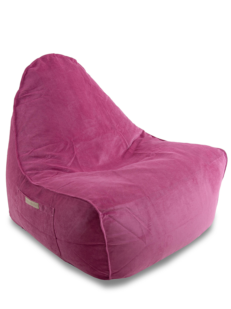 фото Кресло-мешок puff spb comfort velvet fuksia/p5494, фуксия