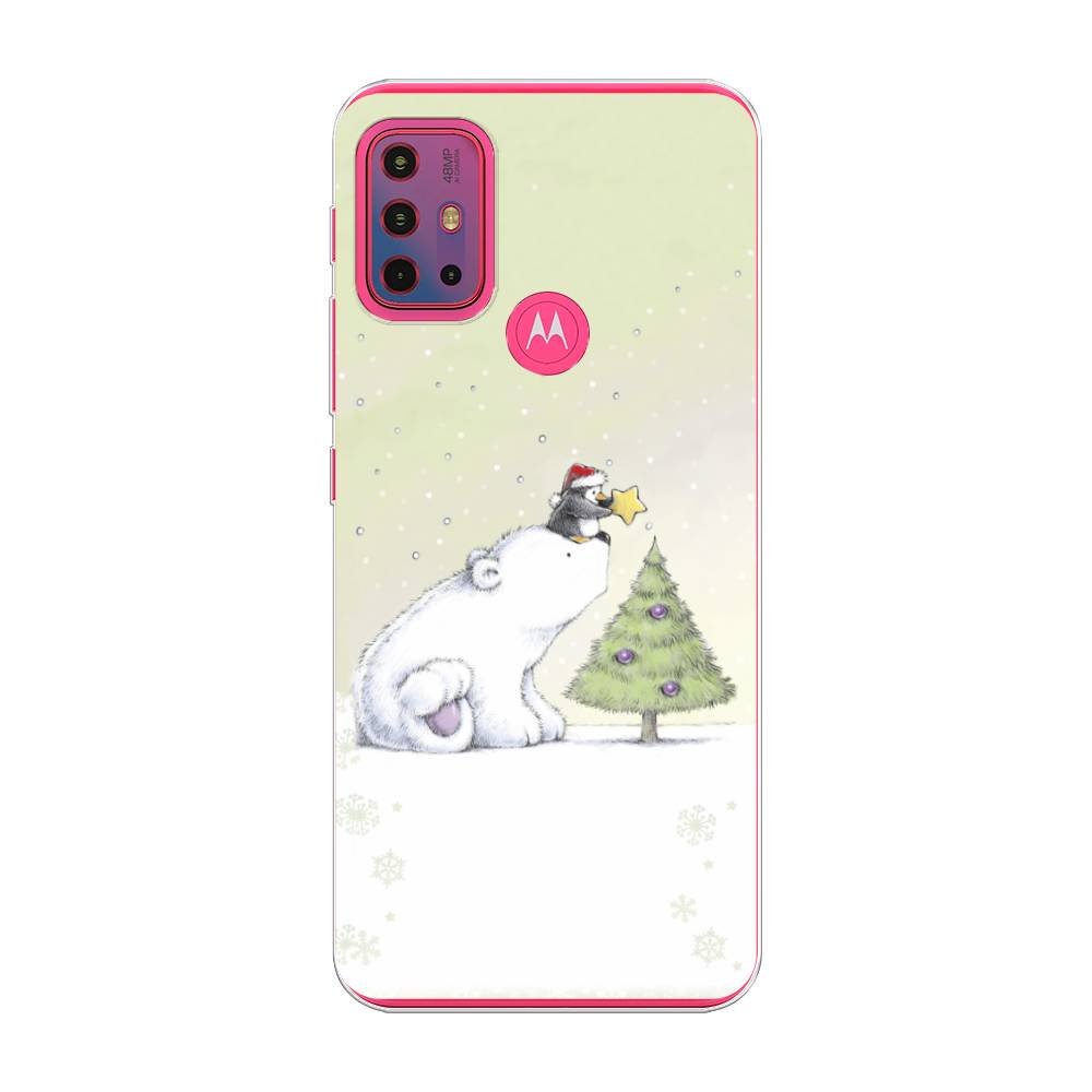 

Чехол на Lenovo K13 Note/Motorola Moto G10/G20/G30 "Украшение елки", Белый;бежевый, 242250-5