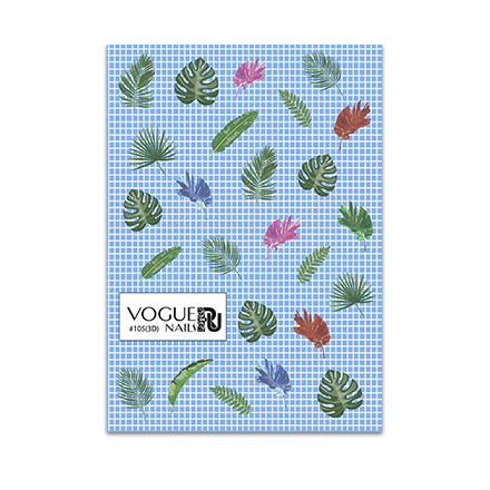 

Набор Vogue Nails 3D-Слайдер №105, 2 шт., Разноцветный