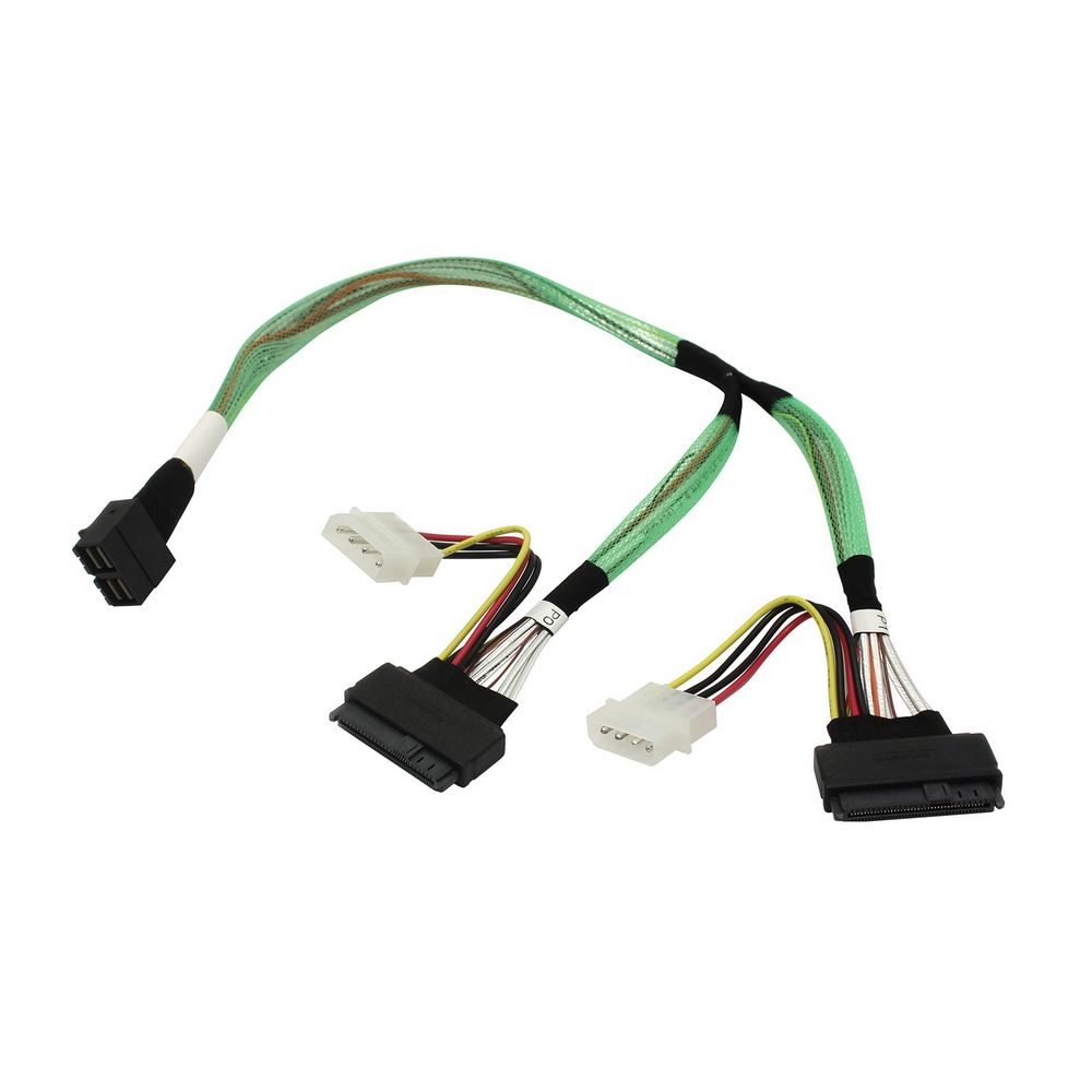 

Кабель Amphenol Mini-SAS HD-SFF-8639 вилка-вилка 0.5м (RHS72-1351) зеленый