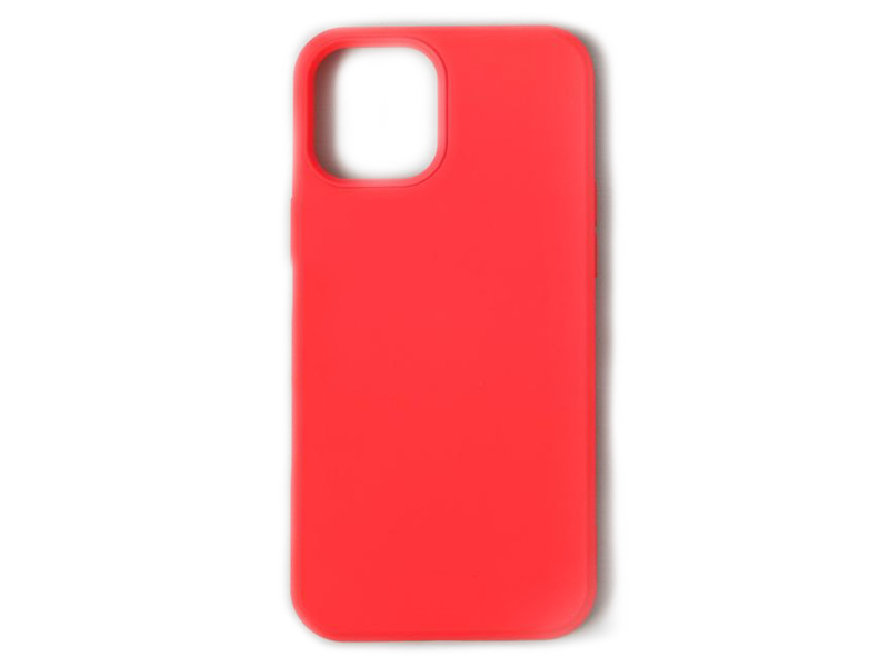 фото Чехол luazon для apple iphone 12 pro max soft-touch silicone red 6248022