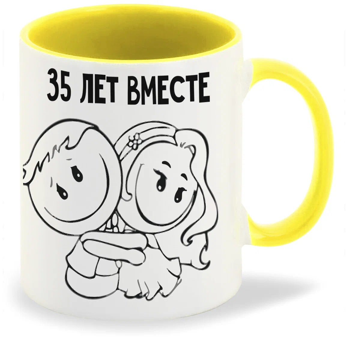 

Кружка CoolPodarok 35 лет вместе