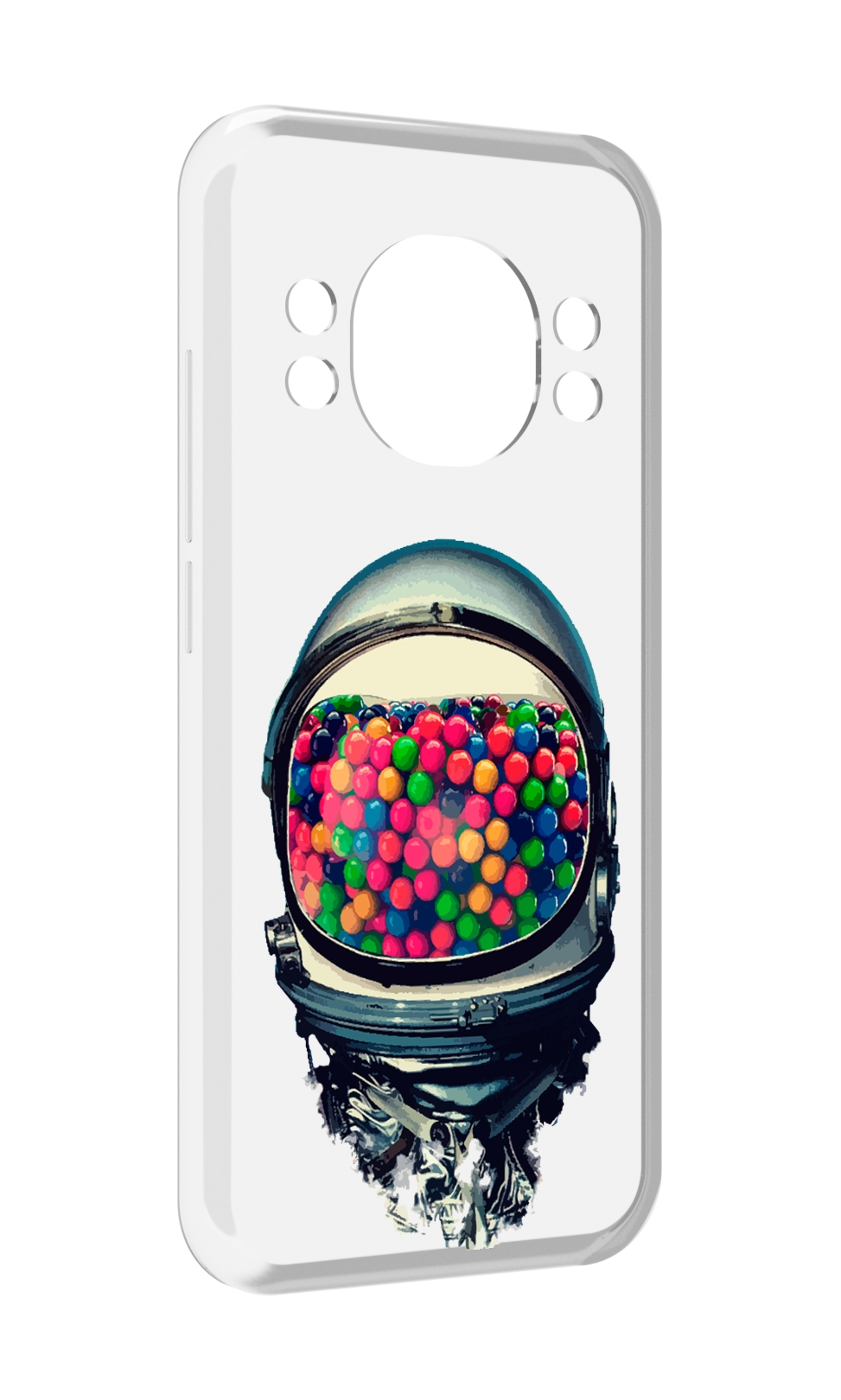 

Чехол MyPads шлем космонавта для Doogee S98 / S98 Pro, Прозрачный, Tocco