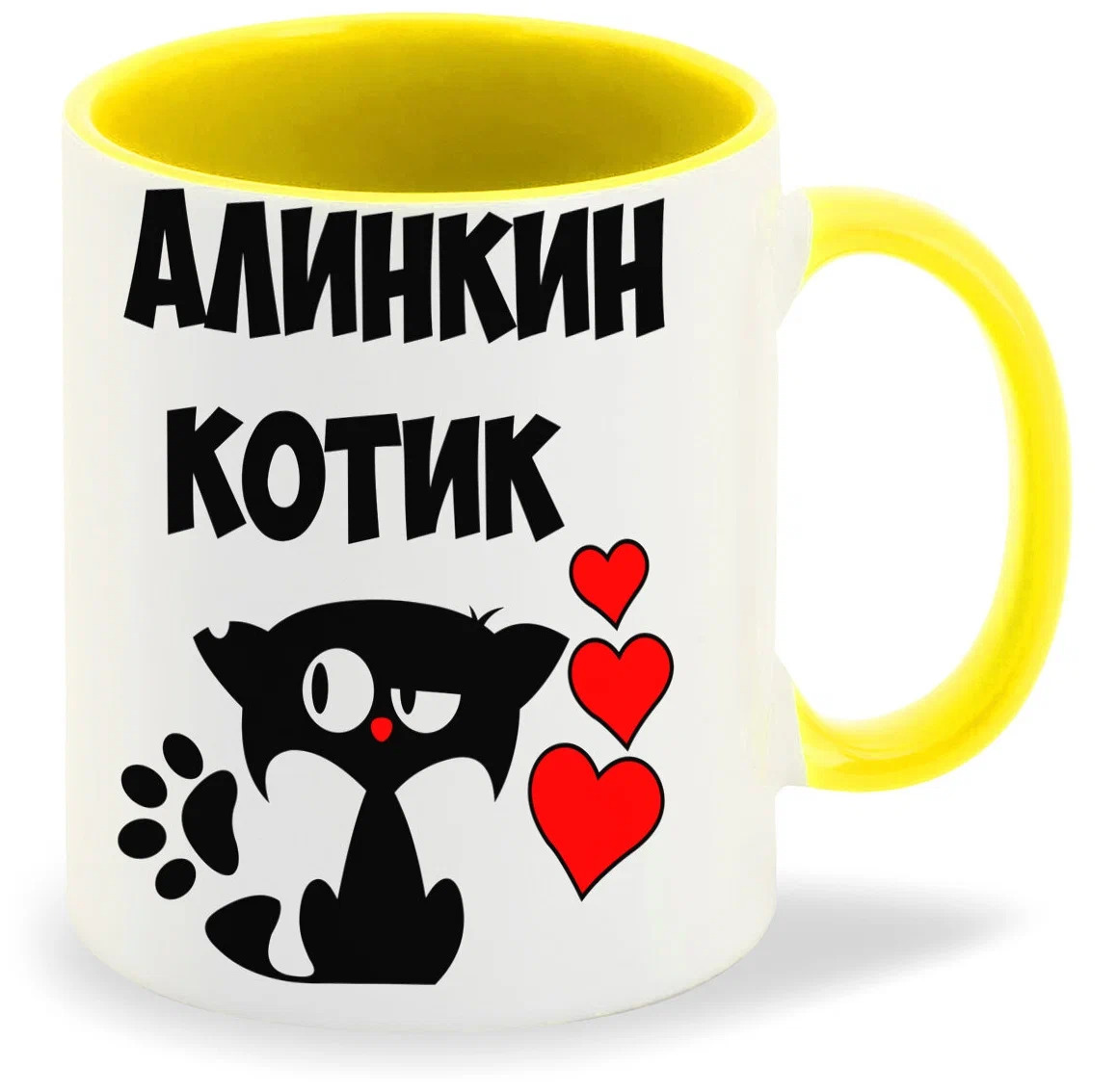 

Кружка CoolPodarok Алинкин котик