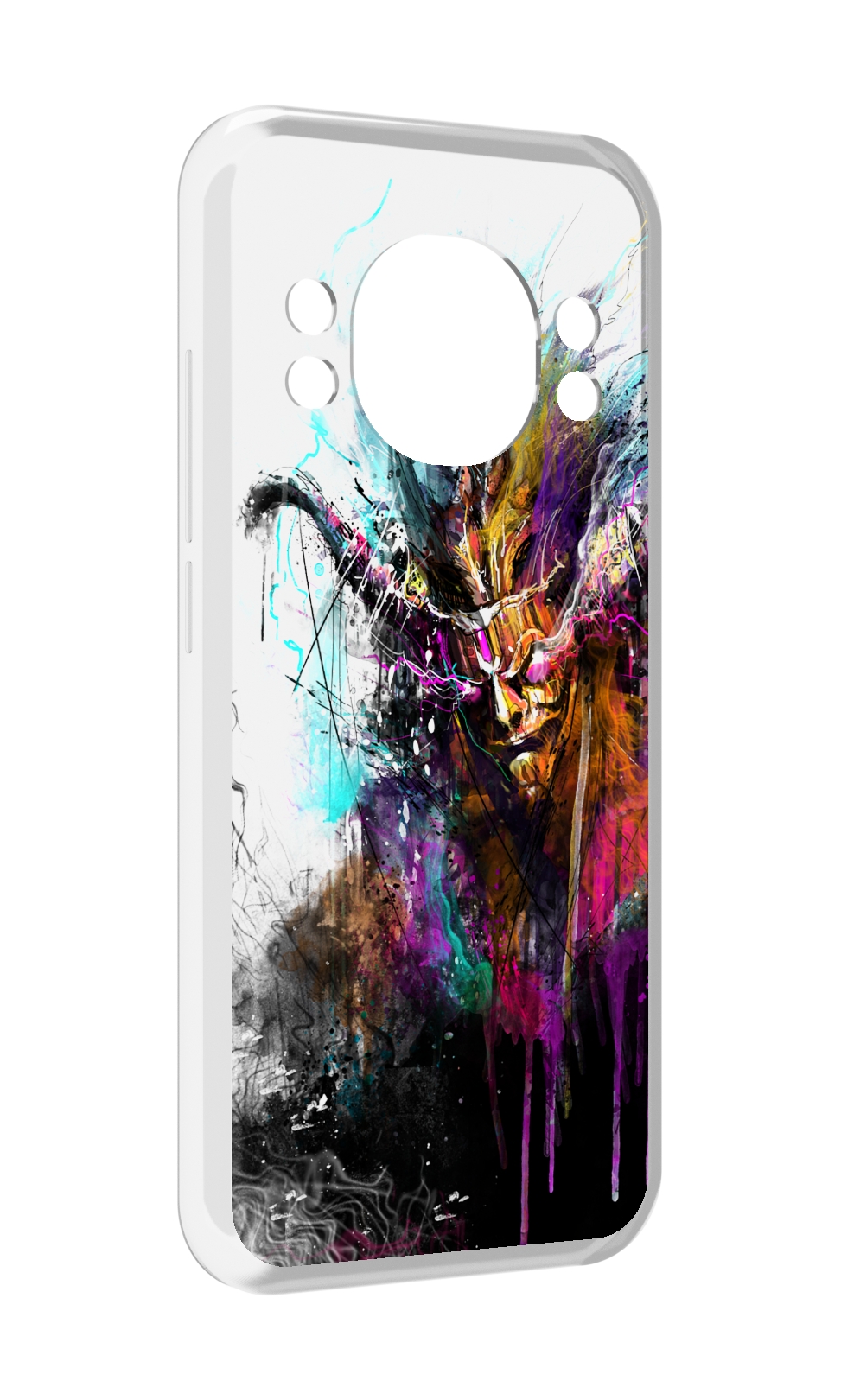 

Чехол MyPads яркий дьявол для Doogee S98 / S98 Pro, Прозрачный, Tocco