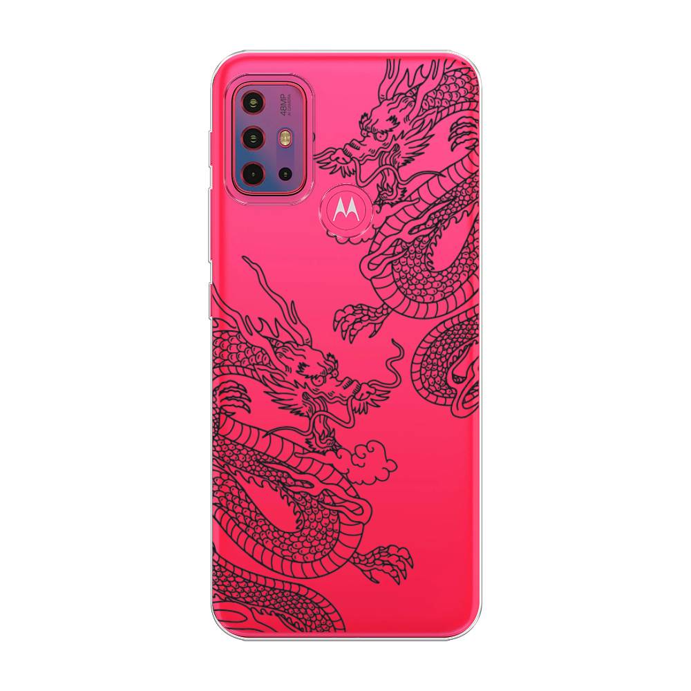 

Чехол на Lenovo K13 Note "Два китайских дракона", Серый;черный, 242250-1