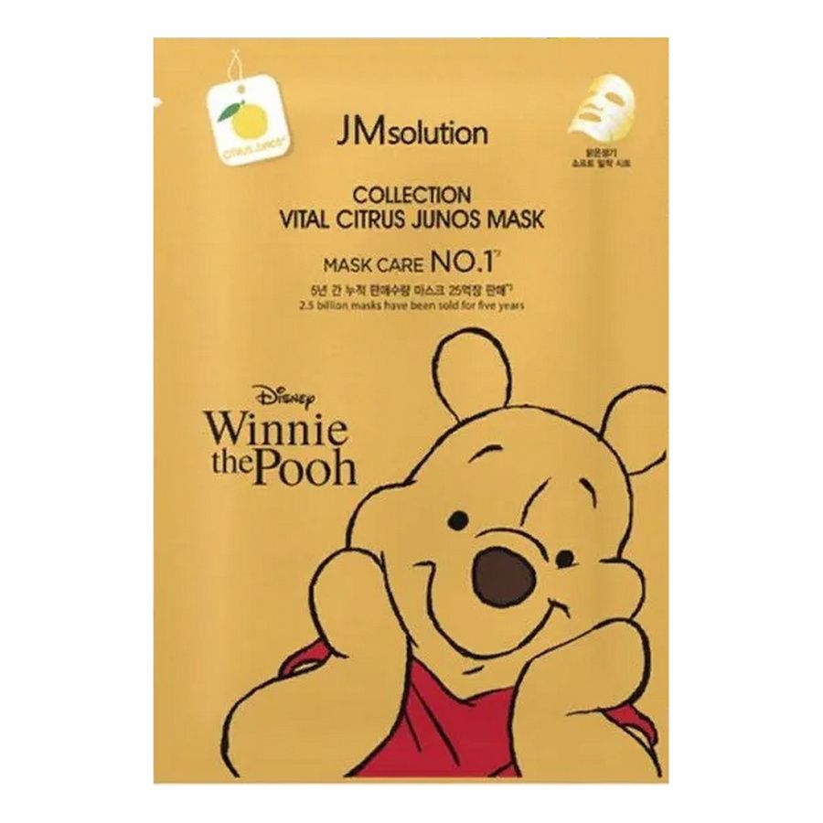 

JMsolution Маска тканевая с экстрактом юдзу и прополисом / Disney Collection Vital Citr