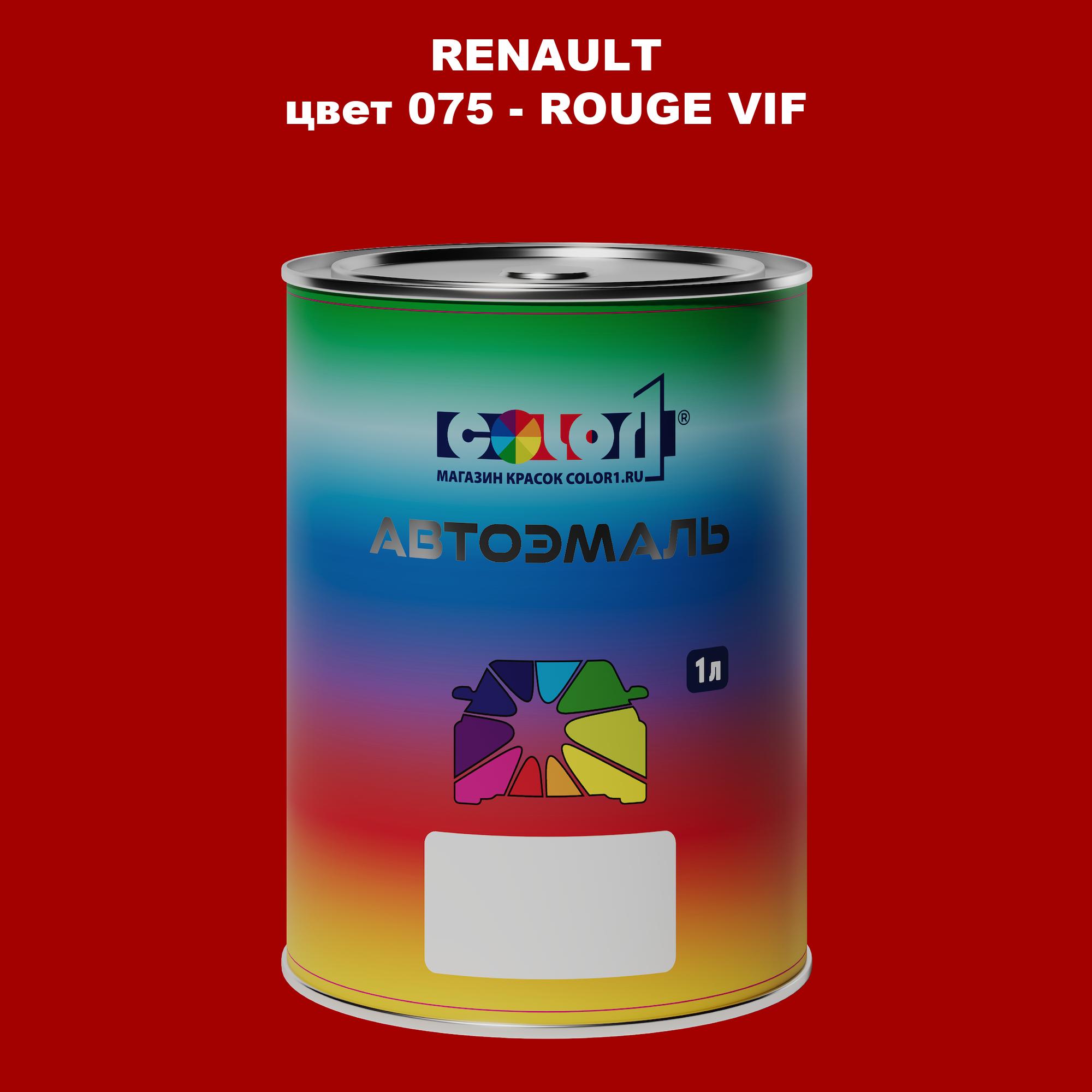 

Автомобильная краска COLOR1 для RENAULT, цвет 075 - ROUGE VIF, Прозрачный