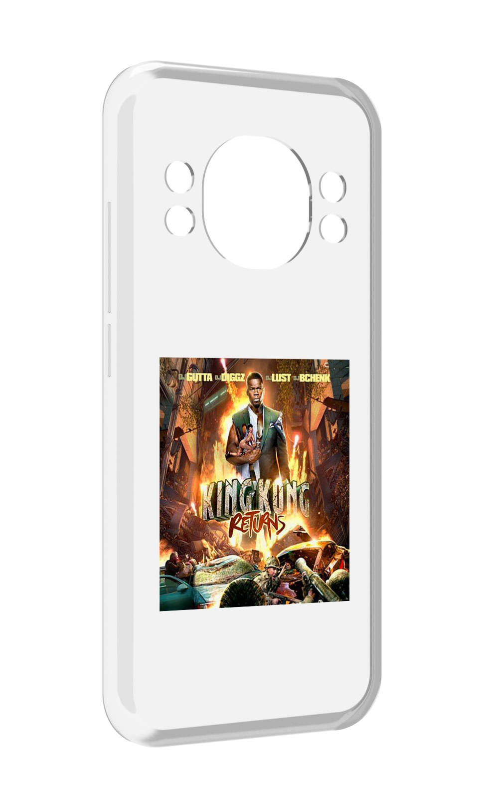 

Чехол MyPads 50 Cent - King Kong Returns для Doogee S98 / S98 Pro, Прозрачный, Tocco
