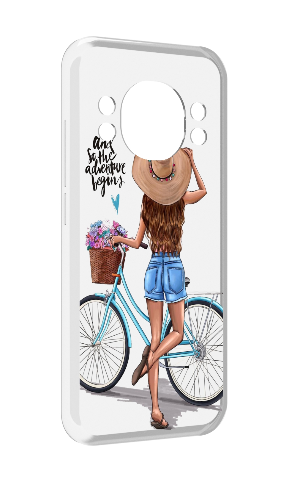 

Чехол MyPads Adventure женский для Doogee S98 / S98 Pro, Прозрачный, Tocco
