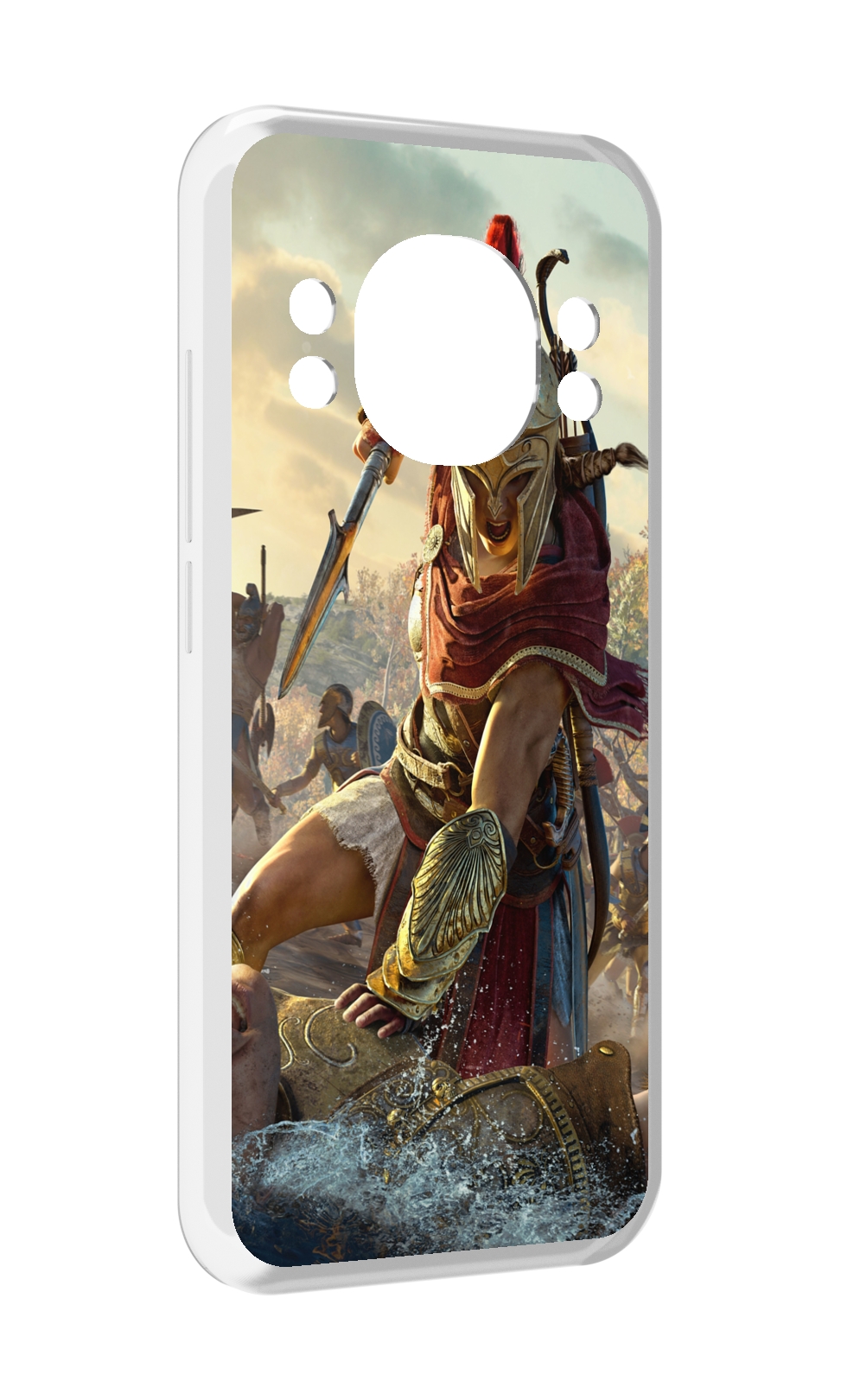 

Чехол MyPads Assassin's Creed Odyssey Kassandra мужской для Doogee S98 / S98 Pro, Прозрачный, Tocco