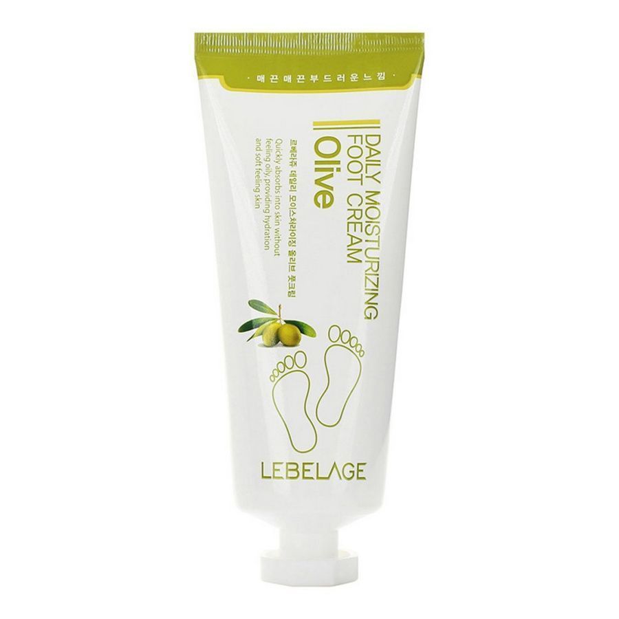 Крем для ног Lebelage Daily Moisturizing Oilve Foot увлажняющий экстракт оливы 100 мл 2 шт