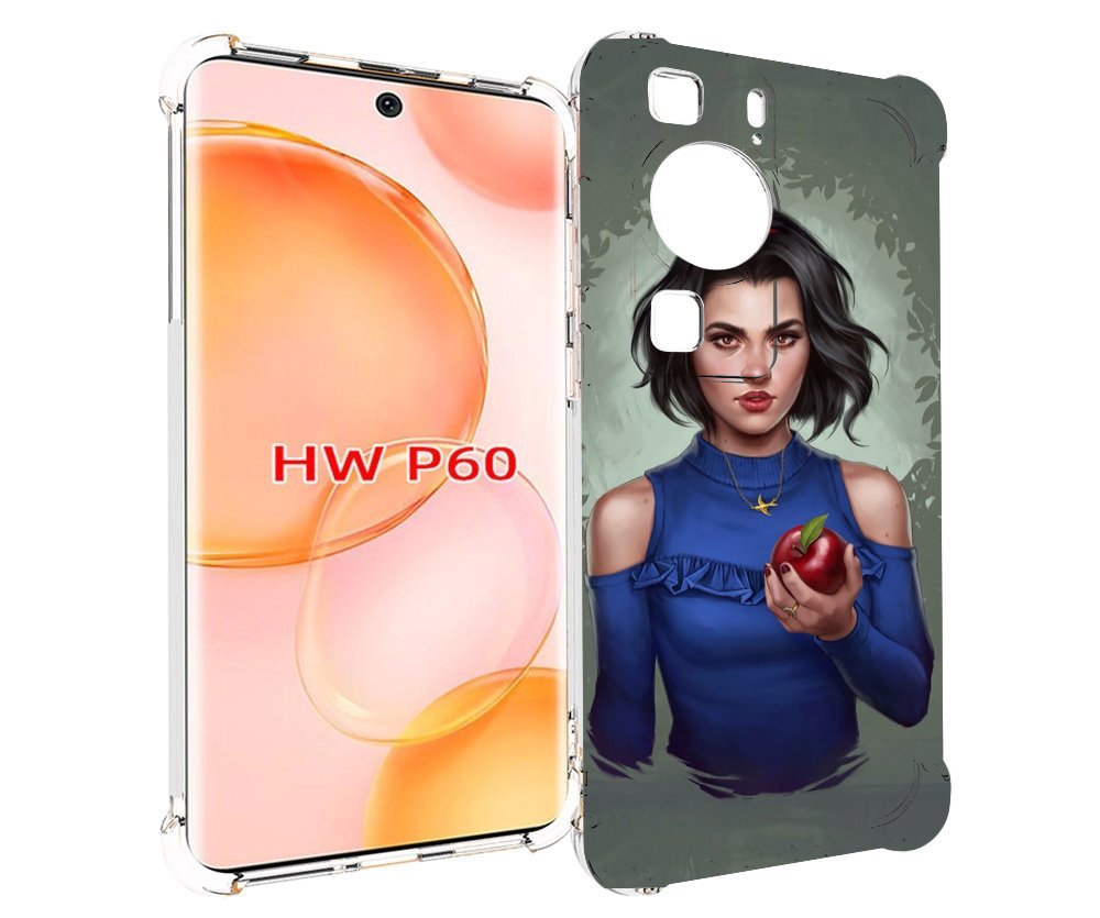 

Чехол MyPads девушка-с-яблоком женский для Huawei P60, Tocco