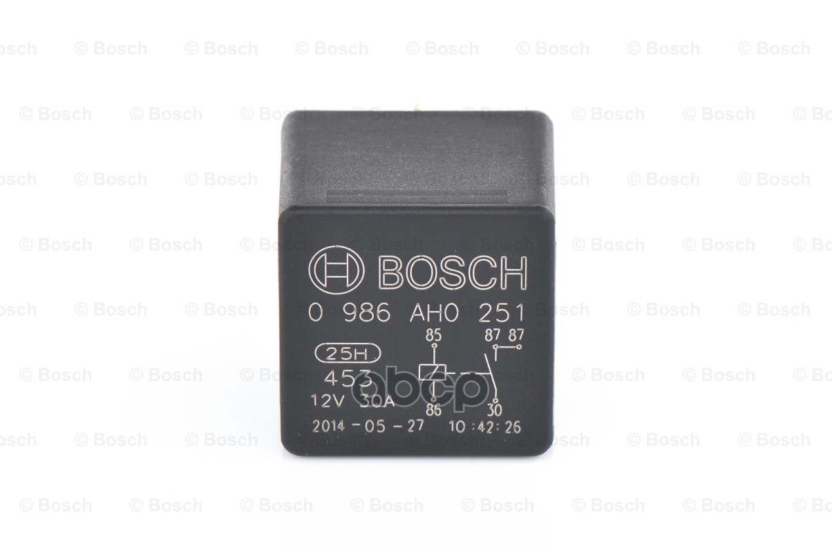 BOSCH Мини-реле 12В 30А Универсальное