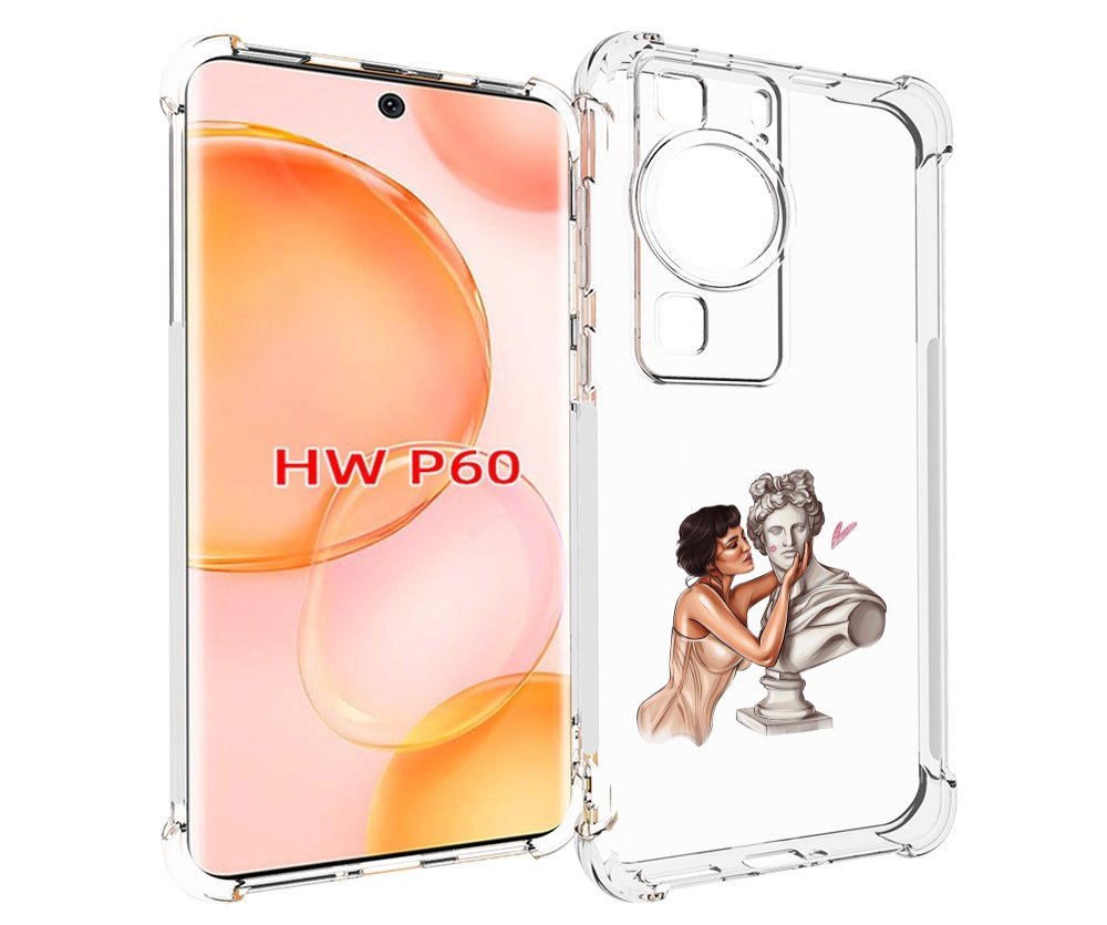 

Чехол MyPads девушка-со-статуей женский для Huawei P60, Tocco